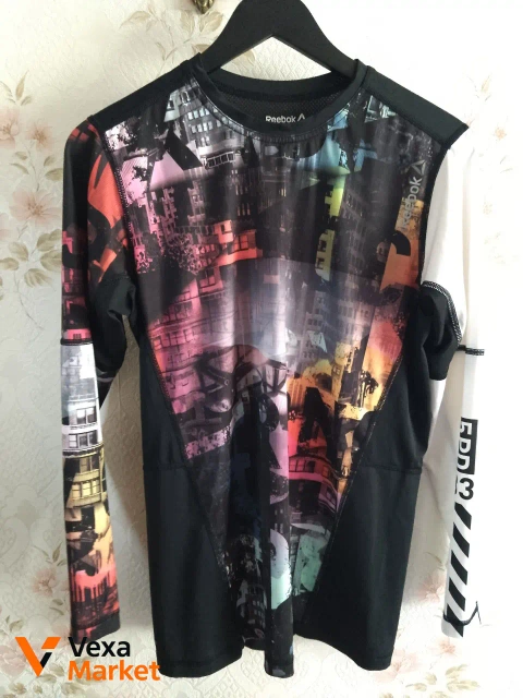 Спортивний компресійний лонгслів (рашгард) Reebok XL
