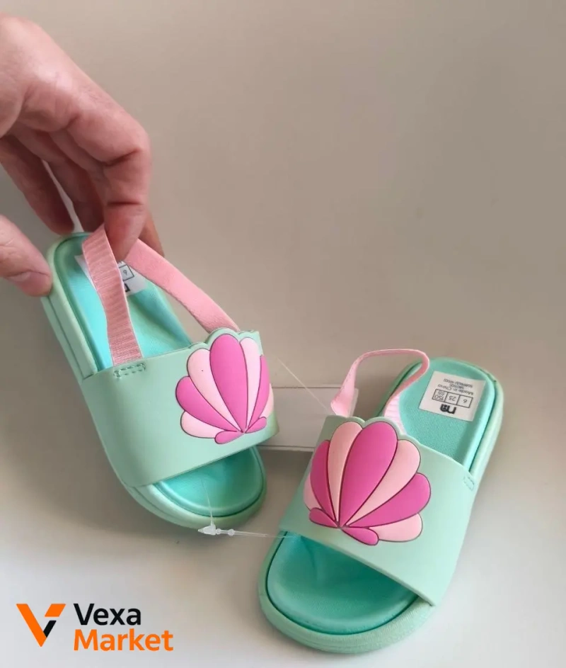 Mothercare Детские сандалии с декором в виде ракушки — фото 2