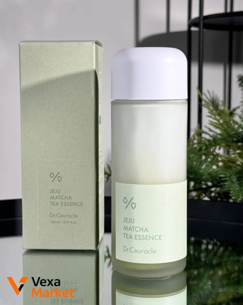 Зволожувальний тонік Dr.Ceuracle Jeju Matcha Tea Essence з гідролатом зеленого чаю та екстрактом матча 150 мл