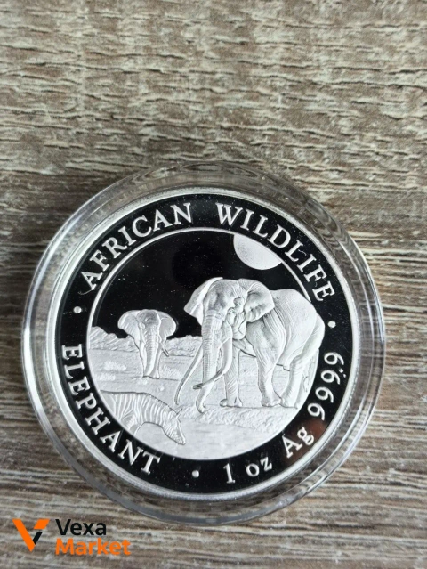 Монета Сомалі "Слон" 1 oz Ag 999.9 2026