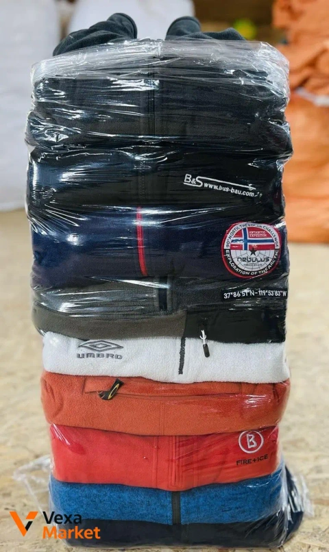 Чоловіча флісова кофта (мікс брендів) розміри S-XXL
