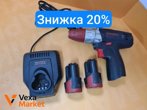 Шуруповерт SPARKY 10.8V з двома акумуляторами