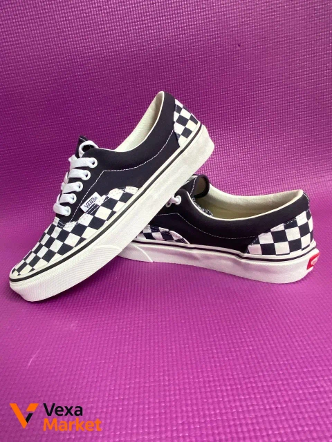 Кеды Vans Unisex Era Checkerboard Blue