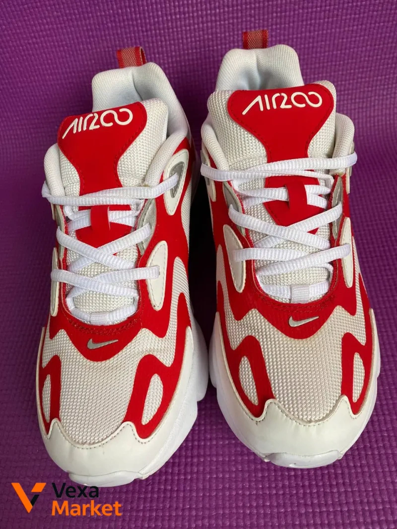 Кросівки NIKE AIR MAX 200 WHITE/Red — фото 2