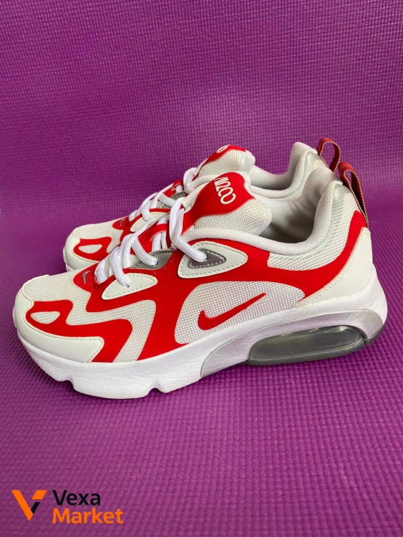 Кросівки NIKE AIR MAX 200 WHITE/Red — фото 4
