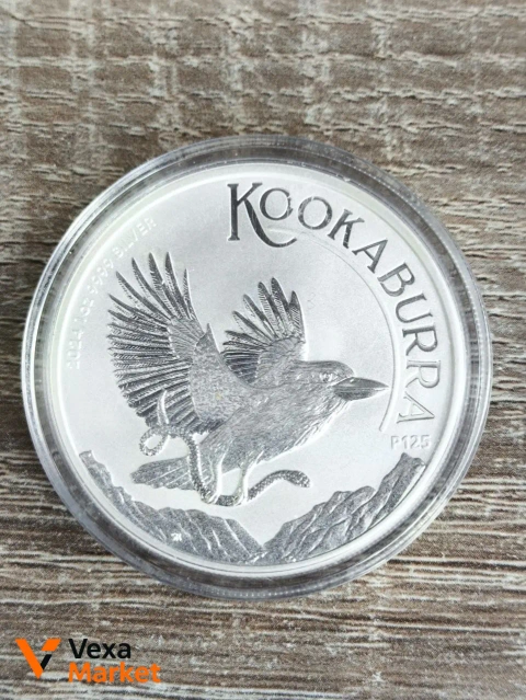 Монета Kookaburra 2024 1 Dollar Silver