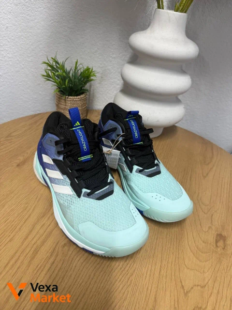 Adidas Crazyflight 40 розмір (25,5 см) м'ятно-синьо-чорні