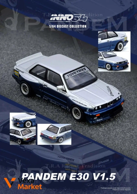 Колекційні моделі Inno64 1:64 (E30 M3, RX7 FD3S, S2000, GT-R)