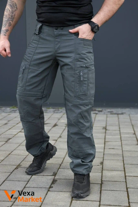 Штани тактичні карго YINREN 4.0 Grey