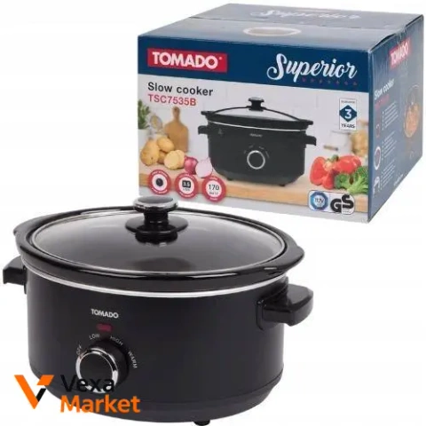 Tomado Superior TSC7535B керамічна електрична каструля 3,5 л