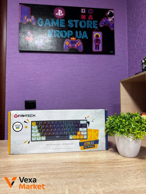 Ігрова клавіатура FANTECH ATOM63 MK874V2 MIZU Red Switch