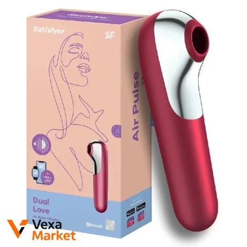 Вакуумний кліторальний смарт-вібратор Satisfyer Dual Love
