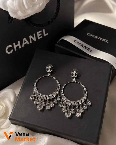 Сережки Chanel