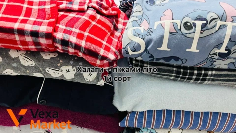 Халати + піжами оптом 1й сорт