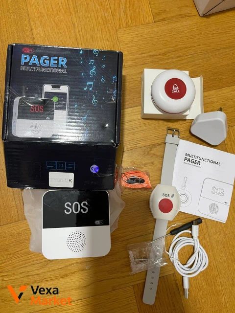 Кнопка екстреного виклику SOS Tuya Pager Multifunctional для людей похилого віку Wi-Fi