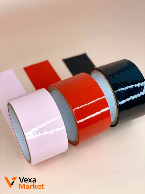 Бондажна стрічка для БДСМ-фіксації "Duct Tape" 5 см x 10 м ПВХ