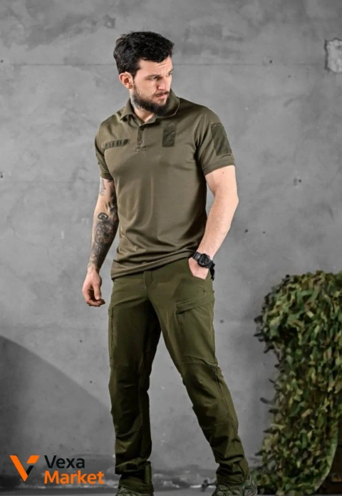 Літній тактичний костюм поло Lacoste Sport