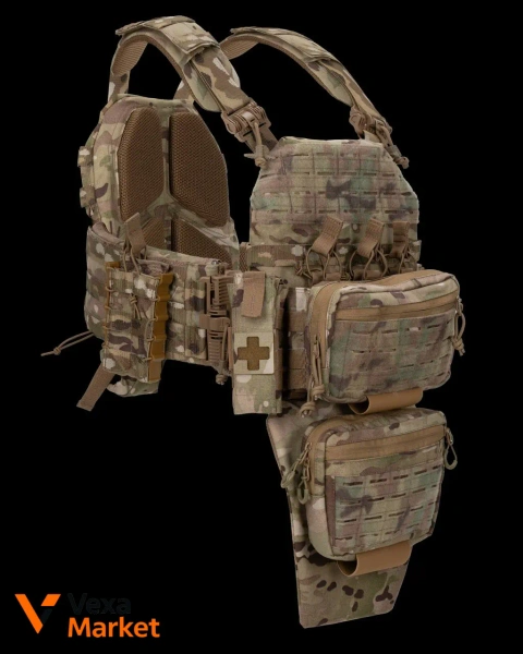 Комплект плитоноски з підсумками та аптечкою з Cordura 1000d
