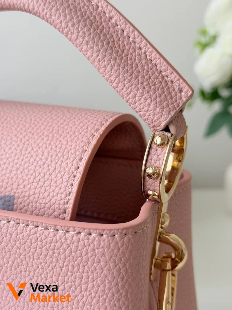 Louis Vuitton Cappucines розовая натуральная кожа — фото 3