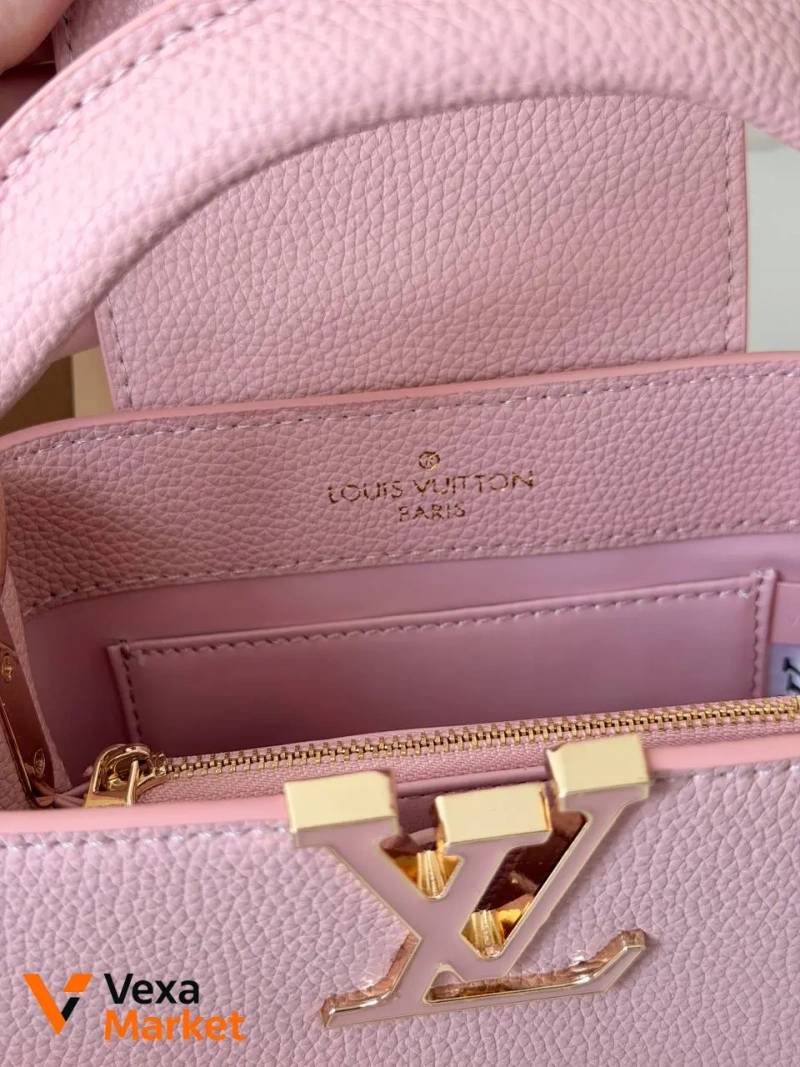 Louis Vuitton Cappucines розовая натуральная кожа — фото 4
