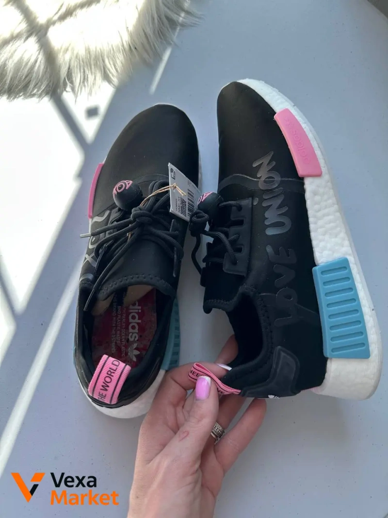 Кросівки Adidas NMD R1 текстильні, м'яка підошва, розмір 43.5 — фото 4