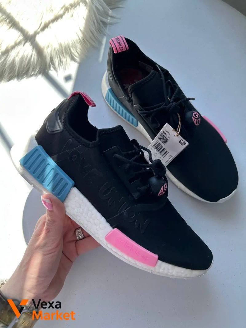 Кросівки Adidas NMD R1 текстильні, м'яка підошва, розмір 43.5 — фото 5