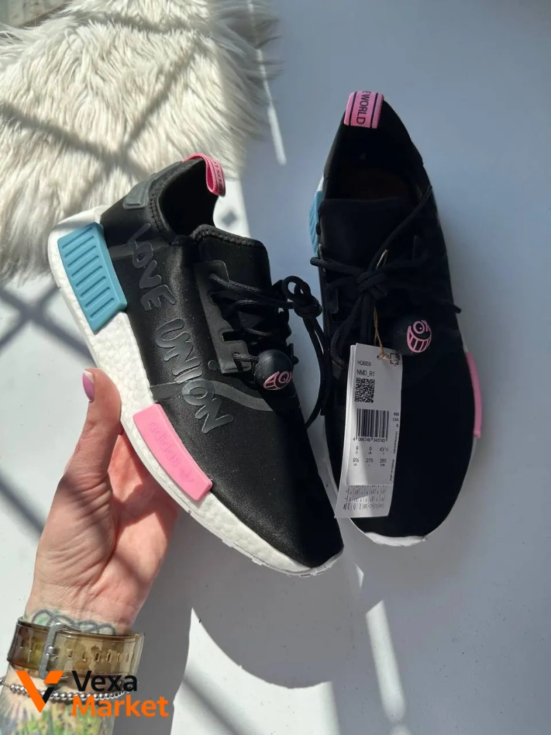 Кросівки Adidas NMD R1 текстильні, м'яка підошва, розмір 43.5 — фото 6
