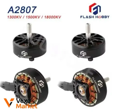 Двигуни Flashhobby A4320 350kv, A3115 900kv, A2807 1300kv