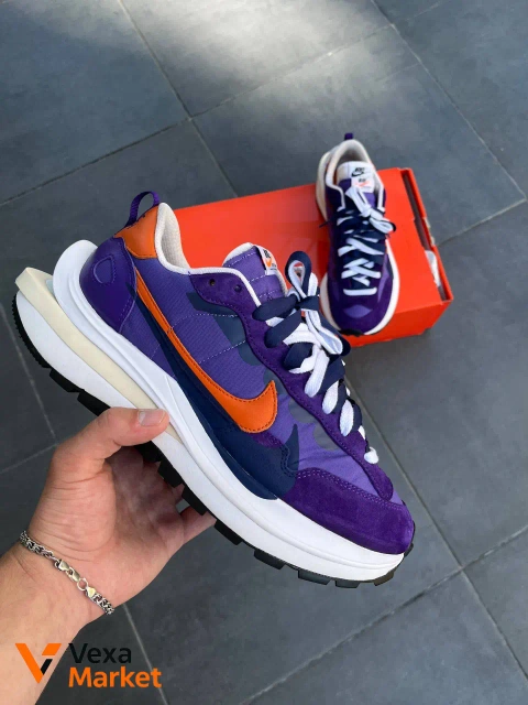 Nike x Sacai VaporWaffle Dark Iris 46