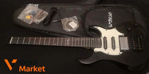 Електрогітара Asmuse AHG-60 (headless) чорна