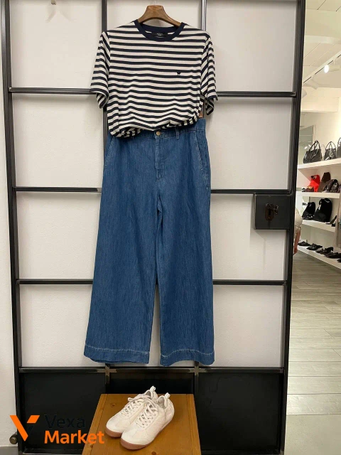 Футболка MaxMara Weekend жіноча смугаста розмір M, L, XL