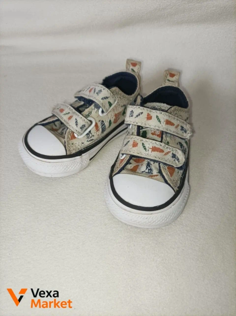 Кеди Converse 11,5 см, багатобарвні та пінетки "Супермен" 11,5 см