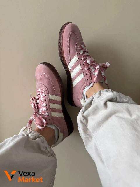 Adidas Handball Spezial Wonder Orchid Off White рожеві замша шкіра розміри 36-41