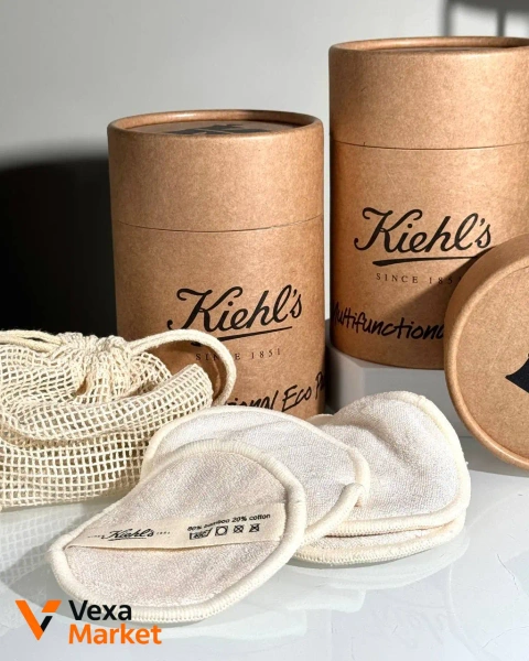 Kiehl's Багаторазові очищаючі пади у еко-тубусі (5шт)