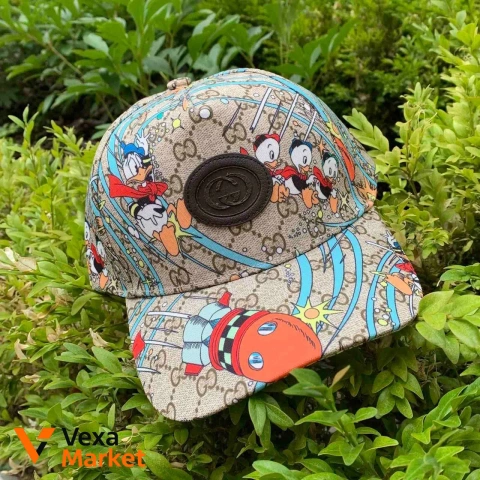 Кепка Gucci x Disney з принтом Дональда Дака