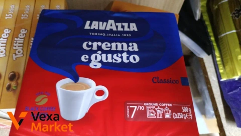 Lavazza Crema e Gusto Classico мелений кави середньої обсмажки 500г