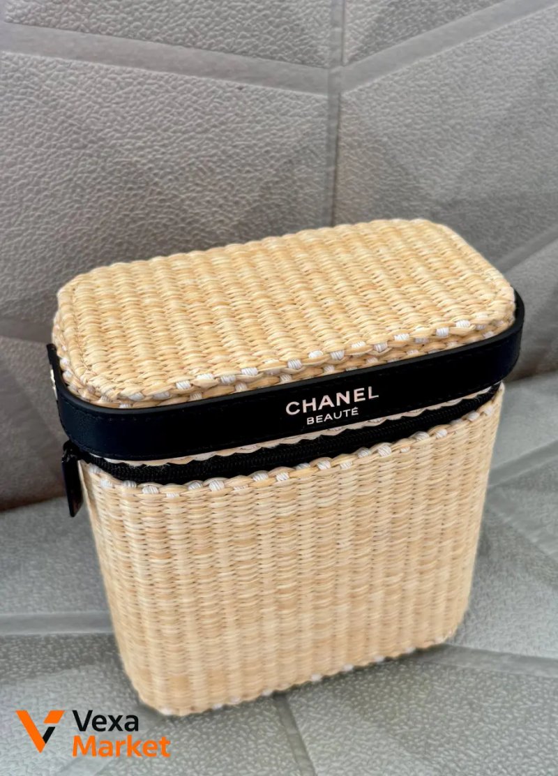 Chanel Beauté б'юті-кейс з натурального ротангу — фото 3