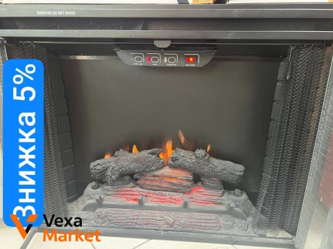 Електрокамін FLAME 33EFU04GRS