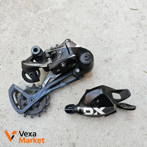 Перемикач + монетка SRAM X01 12 швидкостей