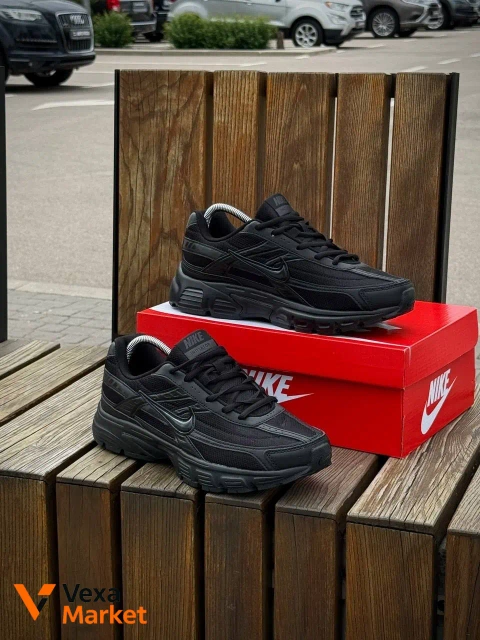 Кросівки Nike Initiator чорні натуральна шкіра сітка 41-45
