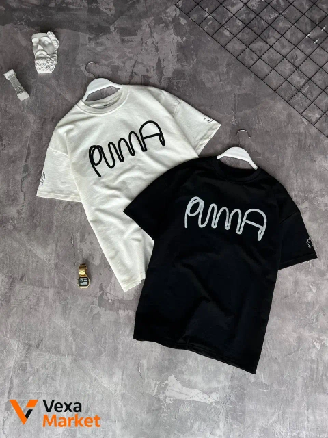 Футболки оверсайз PUMA 2-х нитка Cotton/Polyester Туреччина