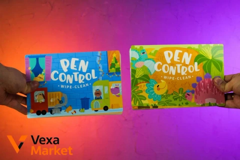 Логічні книжки "Pen Control" з маркером "пиши-стирай"