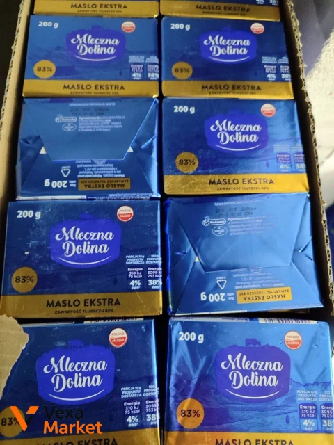 Масло вершкове Mleczna Dolina 83% (Польща) 200 г
