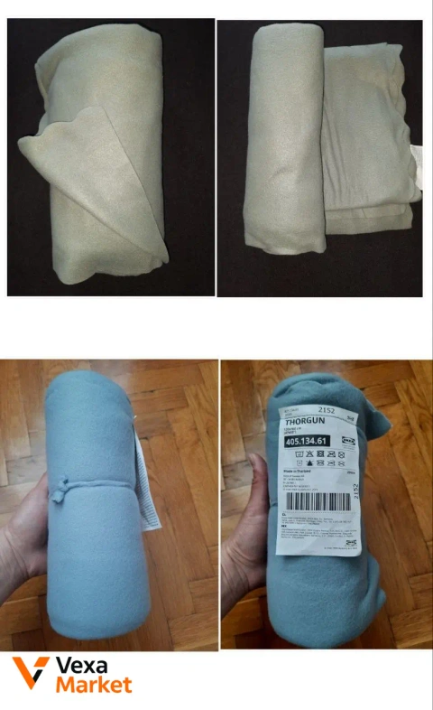 Плед IKEA THORGUN 100% поліестер 120x160 см