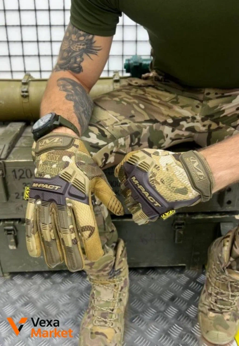 Тактичні рукавички M-Pact Multicam