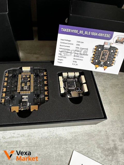 GEPRC TAKER F722 BLS 100A 8S контролер + ESC
