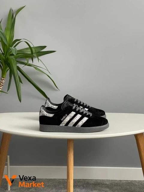 Adidas Gazelle Black Silver