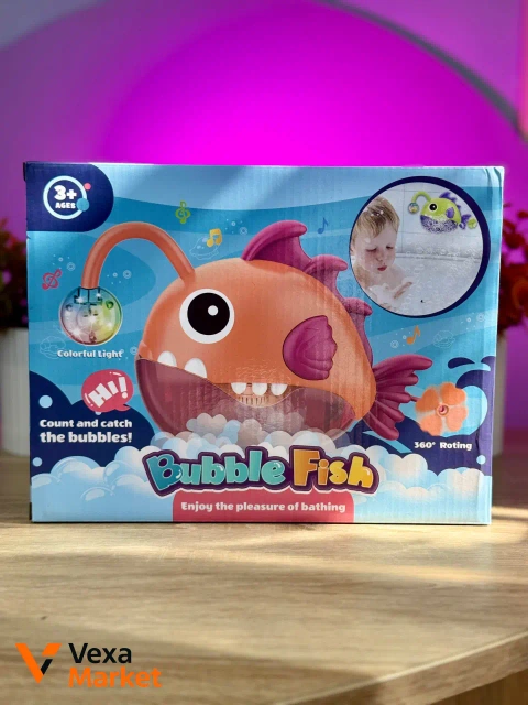 Піноутворювач для ванної "Bubble Fish" з підсвічуванням та музикою