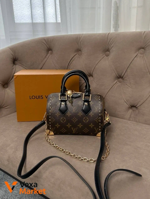 Louis Vuitton Trunk 20 Monogram Canvas with Studs and Chain