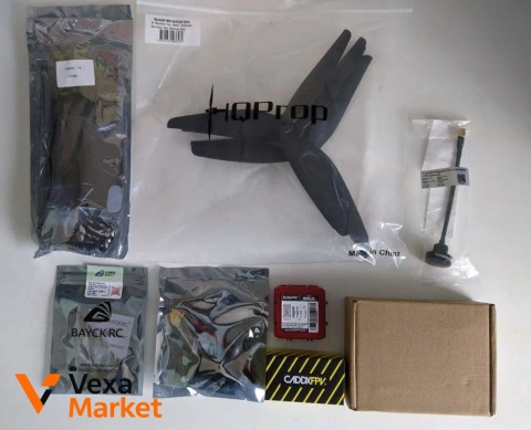 Комплект для збірки FPV дрону 10" Axisflying Argus, Rush MAX Solo, ReadyToSky 3115, HQProp 10Х5Х3, Mark4 V2, Caddx Ratel PRO, BAYCK ELRS